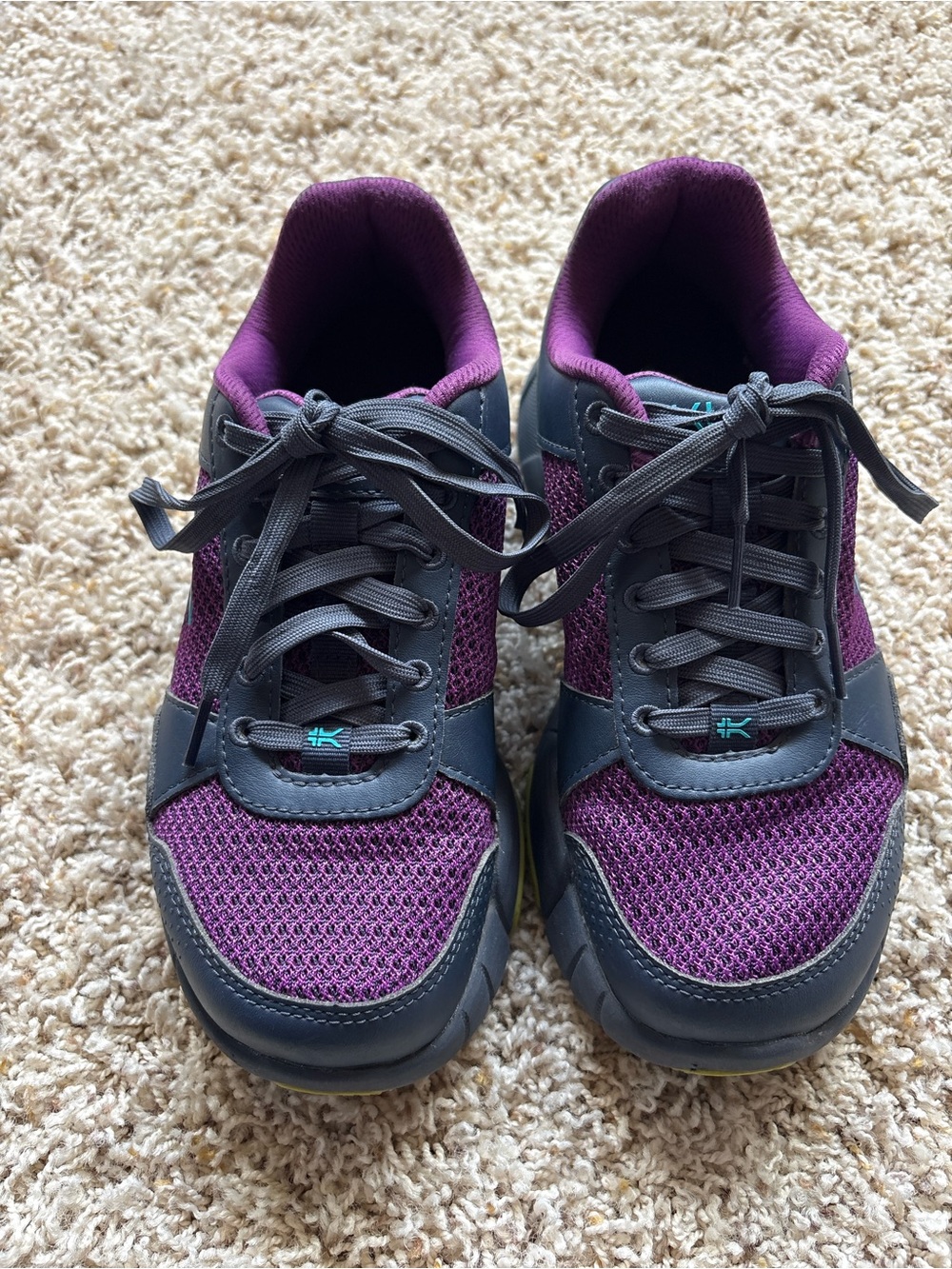 Kuru Women’s Quantum 2.0 Purple Blue Athletic Lace Up Sneakers Size 6